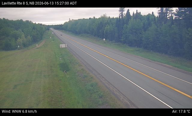 Web Cam image of Lavillette (NB Highway 8)