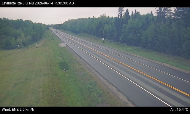 Web Cam image of Lavillette (NB Highway 8)