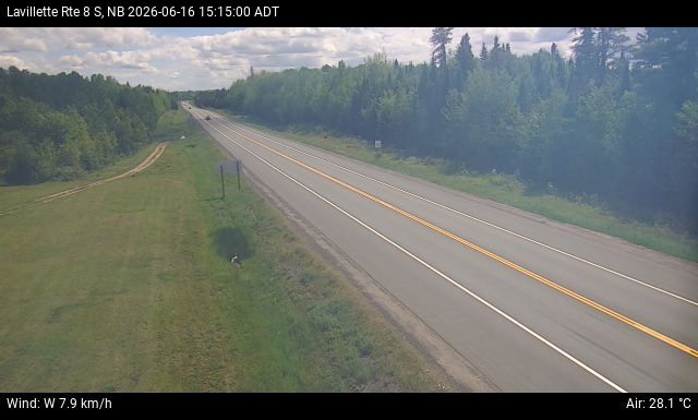 Web Cam image of Lavillette (NB Highway 8)