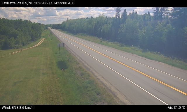 Web Cam image of Lavillette (NB Highway 8)