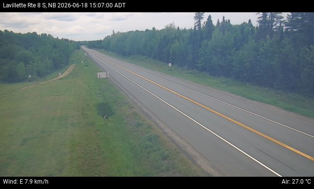 Web Cam image of Lavillette (NB Highway 8)