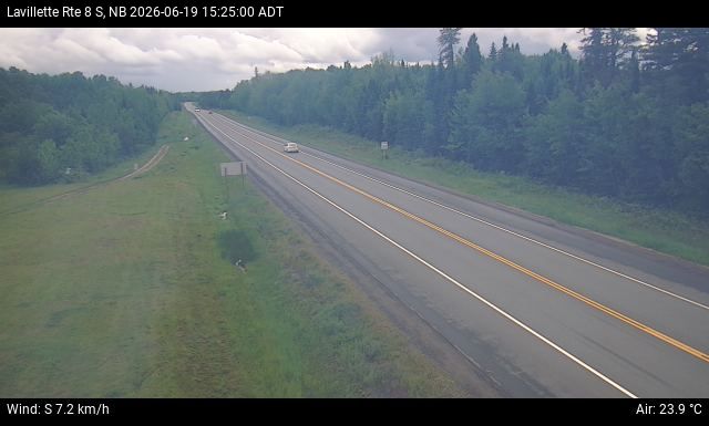 Web Cam image of Lavillette (NB Highway 8)