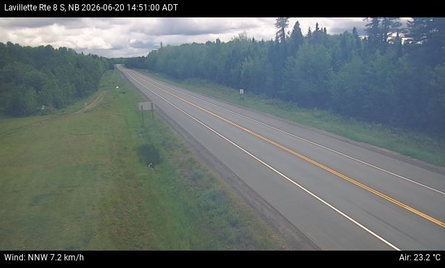 Web Cam image of Lavillette (NB Highway 8)