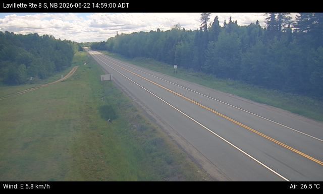Web Cam image of Lavillette (NB Highway 8)