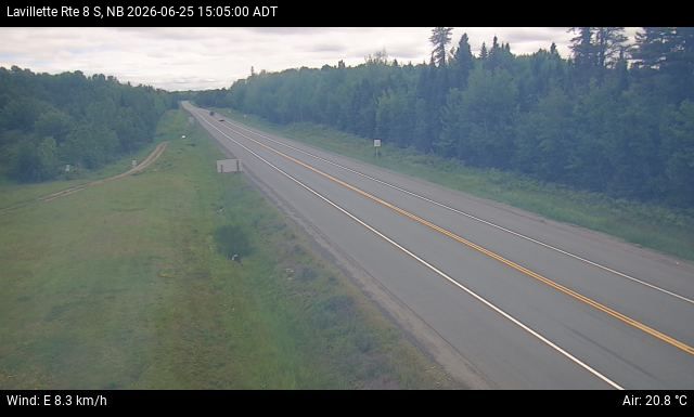 Web Cam image of Lavillette (NB Highway 8)