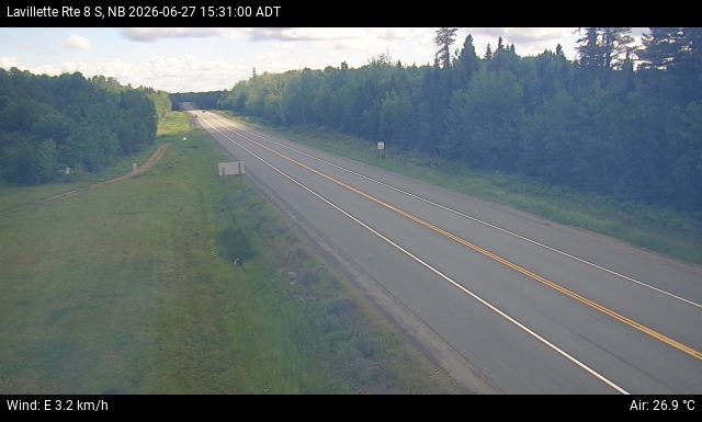 Web Cam image of Lavillette (NB Highway 8)