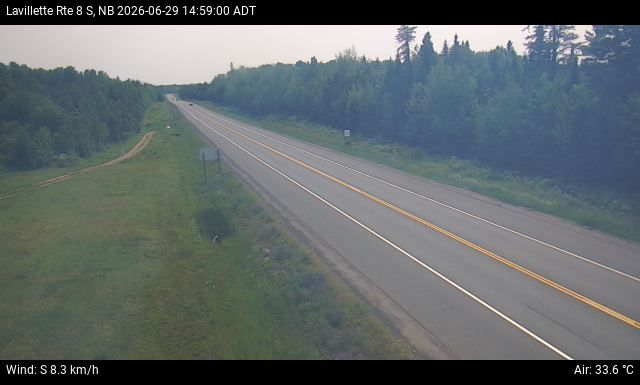 Web Cam image of Lavillette (NB Highway 8)