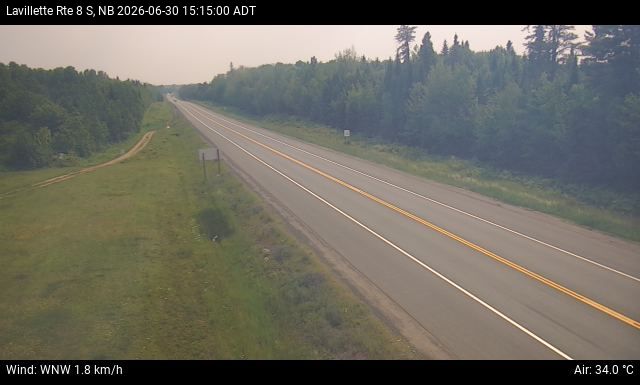 Web Cam image of Lavillette (NB Highway 8)