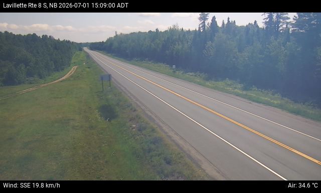 Web Cam image of Lavillette (NB Highway 8)