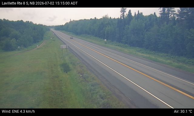 Web Cam image of Lavillette (NB Highway 8)
