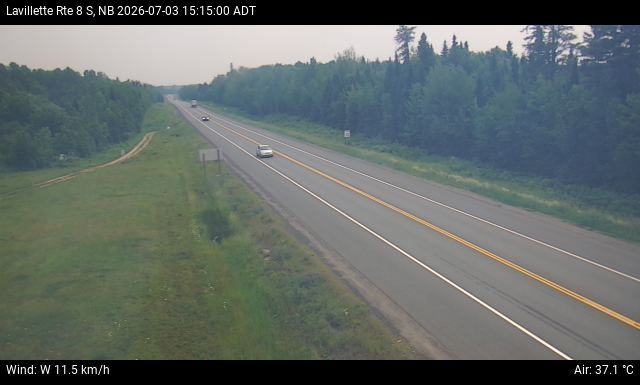 Web Cam image of Lavillette (NB Highway 8)