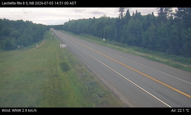 Web Cam image of Lavillette (NB Highway 8)