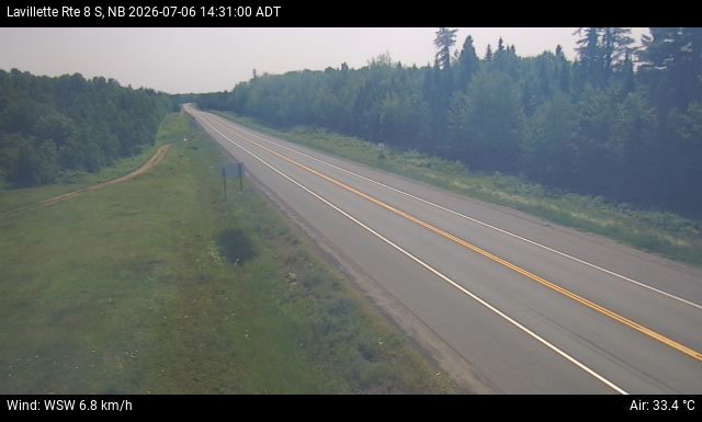Web Cam image of Lavillette (NB Highway 8)