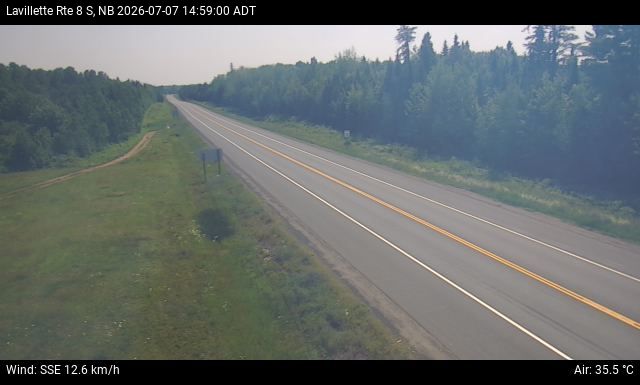Web Cam image of Lavillette (NB Highway 8)