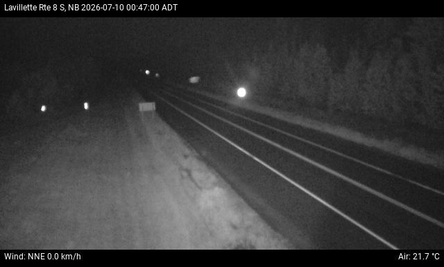 Web Cam image of Lavillette (NB Highway 8)