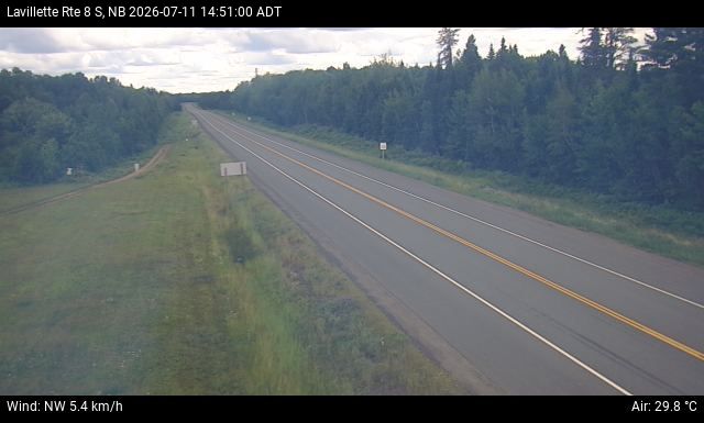 Web Cam image of Lavillette (NB Highway 8)