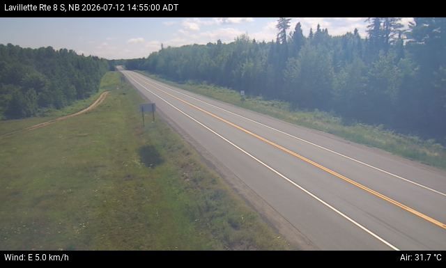 Web Cam image of Lavillette (NB Highway 8)