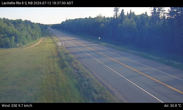 Web Cam image of Lavillette (NB Highway 8)