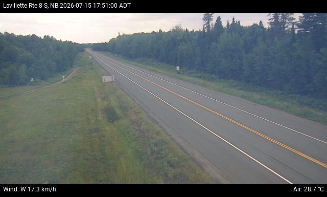 Web Cam image of Lavillette (NB Highway 8)