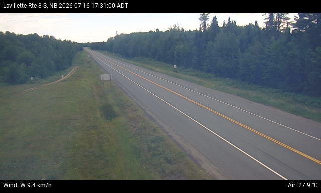Web Cam image of Lavillette (NB Highway 8)