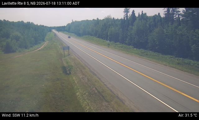 Web Cam image of Lavillette (NB Highway 8)
