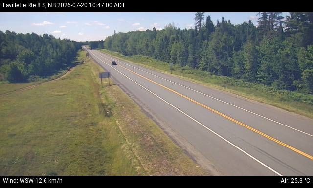 Web Cam image of Lavillette (NB Highway 8)