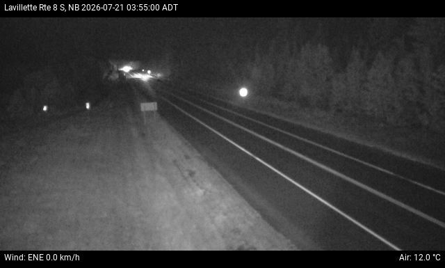 Web Cam image of Lavillette (NB Highway 8)