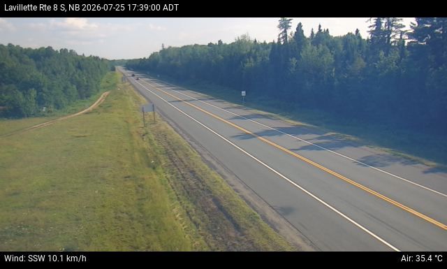 Web Cam image of Lavillette (NB Highway 8)