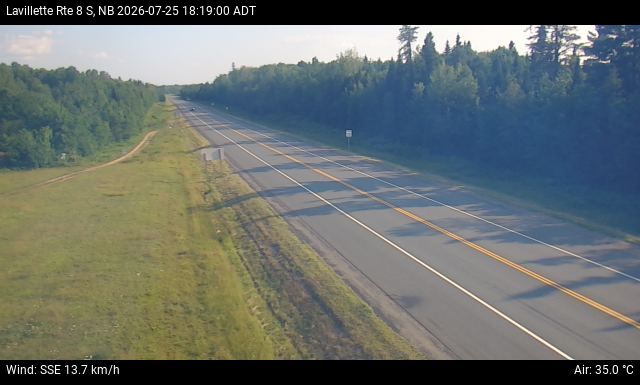 Web Cam image of Lavillette (NB Highway 8)