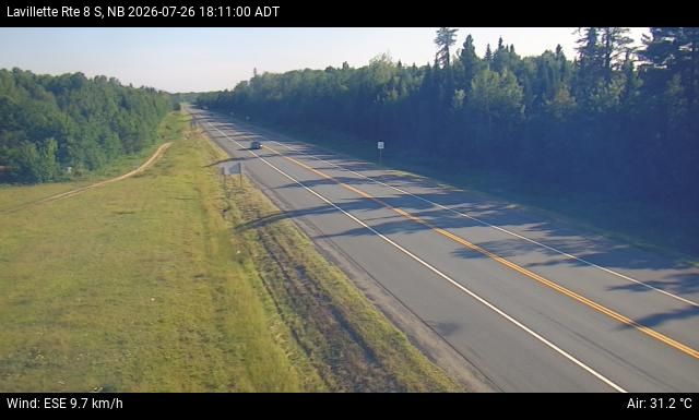 Web Cam image of Lavillette (NB Highway 8)