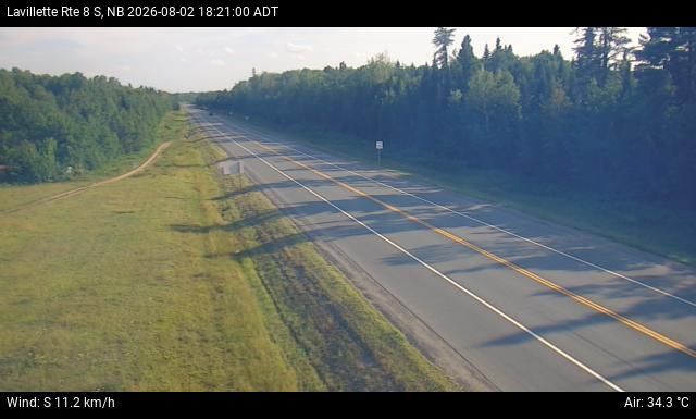 Web Cam image of Lavillette (NB Highway 8)