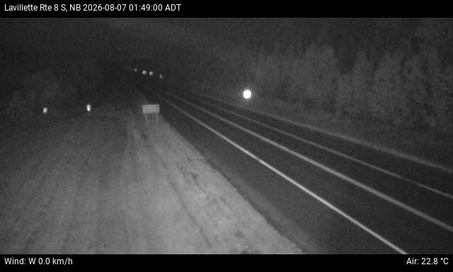 Web Cam image of Lavillette (NB Highway 8)