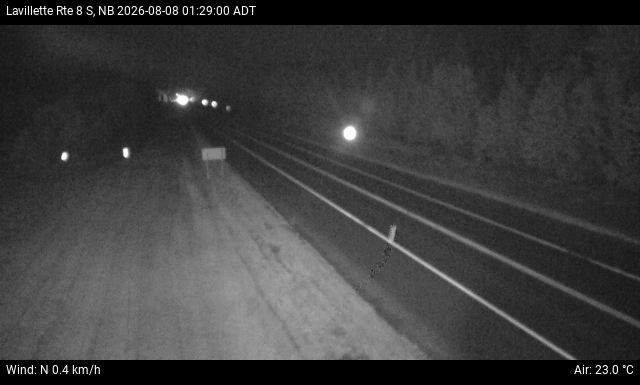 Web Cam image of Lavillette (NB Highway 8)