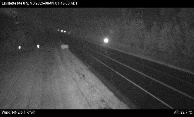 Web Cam image of Lavillette (NB Highway 8)