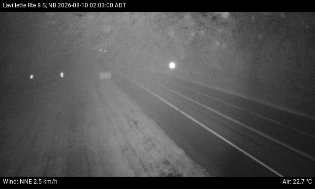 Web Cam image of Lavillette (NB Highway 8)