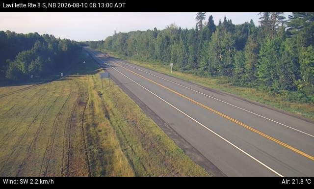 Web Cam image of Lavillette (NB Highway 8)