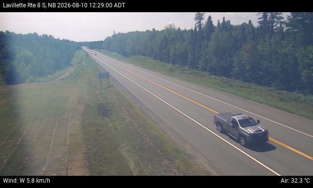 Web Cam image of Lavillette (NB Highway 8)