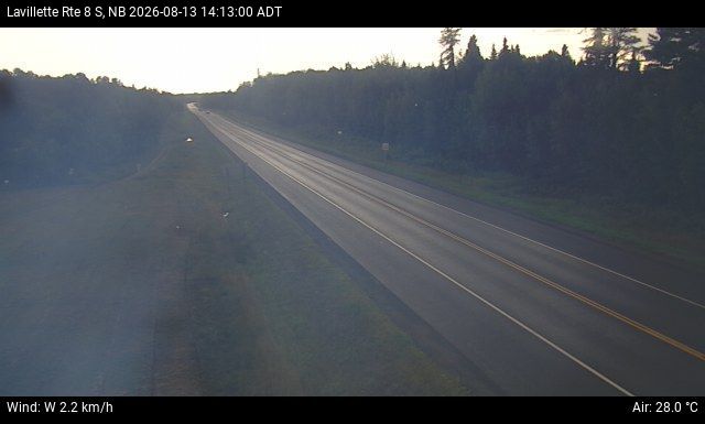 Web Cam image of Lavillette (NB Highway 8)