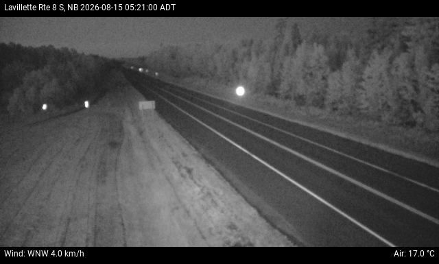 Web Cam image of Lavillette (NB Highway 8)