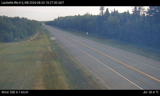Web Cam image of Lavillette (NB Highway 8)