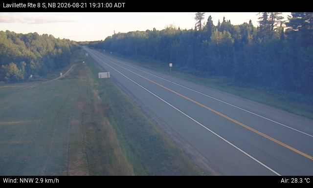 Web Cam image of Lavillette (NB Highway 8)