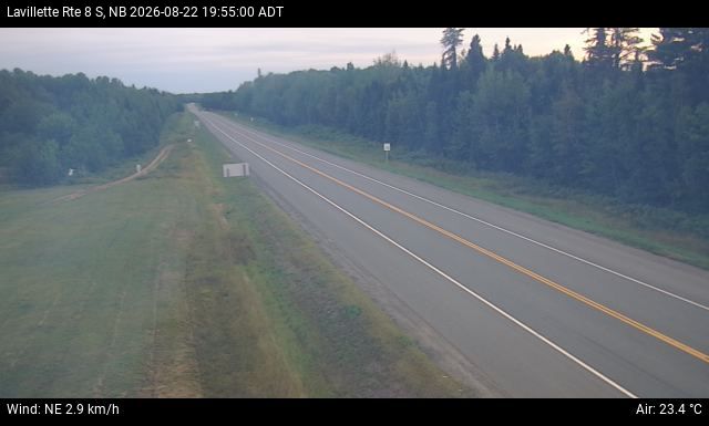 Web Cam image of Lavillette (NB Highway 8)
