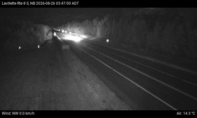 Web Cam image of Lavillette (NB Highway 8)