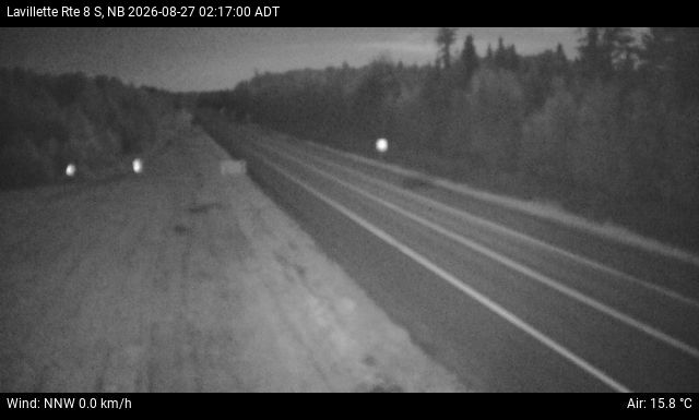 Web Cam image of Lavillette (NB Highway 8)
