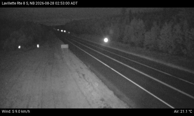 Web Cam image of Lavillette (NB Highway 8)