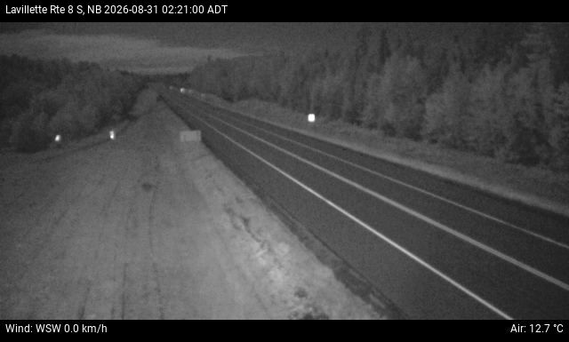 Web Cam image of Lavillette (NB Highway 8)