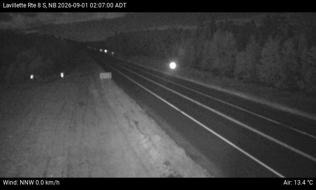 Web Cam image of Lavillette (NB Highway 8)