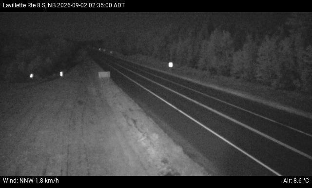 Web Cam image of Lavillette (NB Highway 8)
