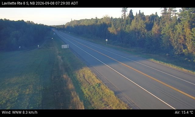 Web Cam image of Lavillette (NB Highway 8)