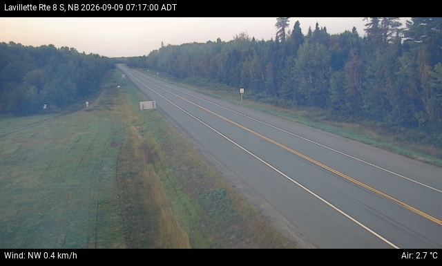 Web Cam image of Lavillette (NB Highway 8)
